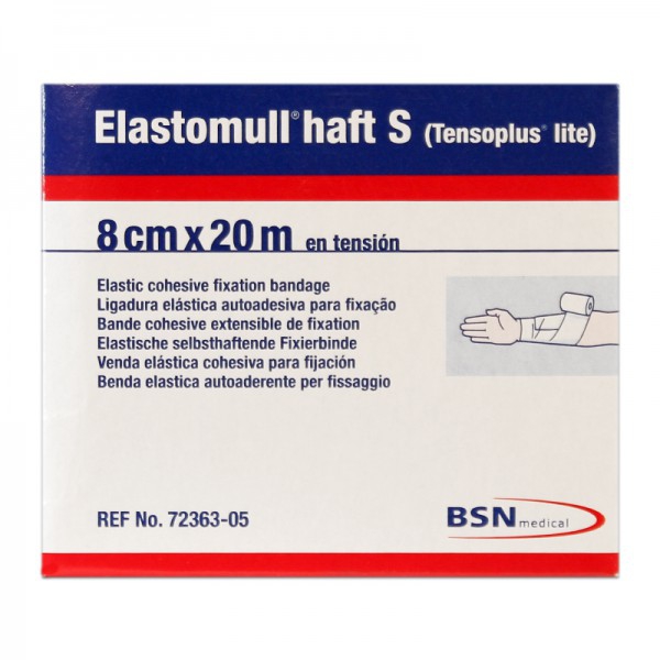 Elastomull Haft S (Tensoplus Lite) 8 cm x 20 m: bandage élastique cohésive